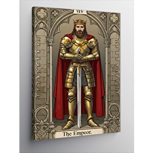 Kanvas Tablo Altın Zırhlı İmparator 50x70 cm
