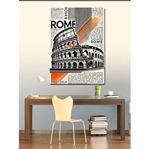 Kanvas Tablo Roma Kolezyum Posteri 50x70 cm
