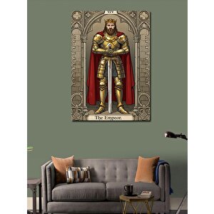Kanvas Tablo Altın Zırhlı İmparator 100x140 cm