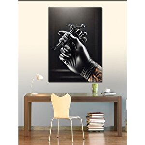 Kanvas Tablo Dövmeci Ve Dövme Makinesi 100x140 cm