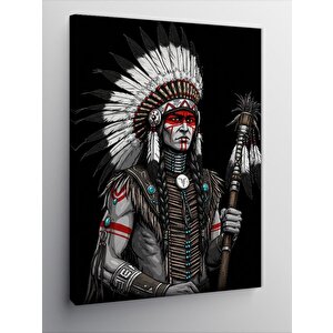 Kanvas Tablo Kızılderili Reisi 50x70 cm