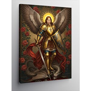Kanvas Tablo Altın Zırhlı Melek 70x100 cm