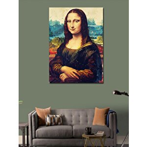 Kanvas Tablo Mona Lisa Portresi 70x100 cm