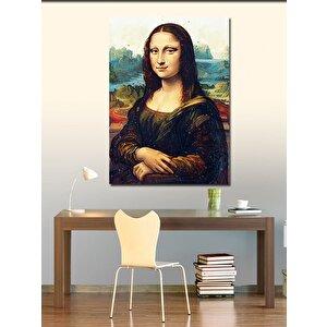 Kanvas Tablo Mona Lisa Klasik Portre 70x100 cm