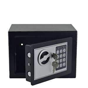 Elektronik Şifreli Ve Kilitli Çelik Kutu Kasa 23x17