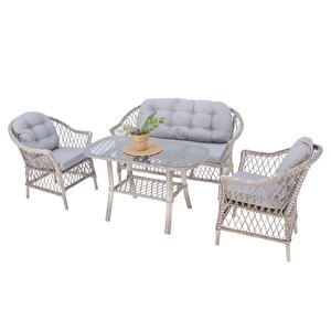 Eterna X | Rehome İkili Rattan Bahçe Oturma Grubu | 707
