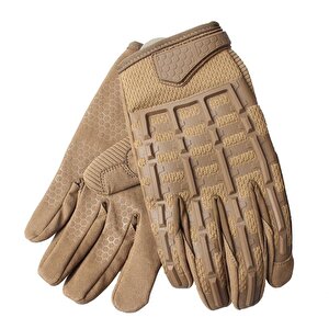 Kauçuk Masfal L Beden Cay232 Taktikal Eldiven Wolf Brown