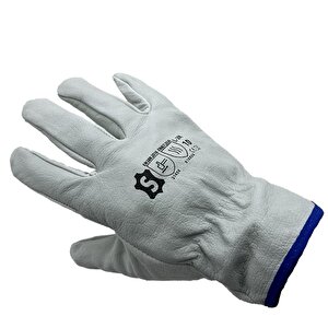 Hakiki L-xl Deri Sürücü Koruyucu Eldiven İş Eldiveni