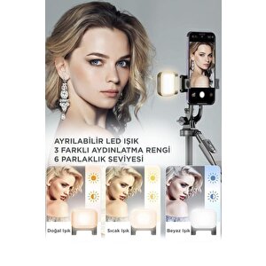 Torima L16 Çok Amaçlı Tripod Selfie Kumandalı 153 Cm Anroid İos Go Pro Uyumlu