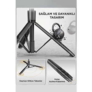 Torima L16 Çok Amaçlı Tripod Selfie Kumandalı 153 Cm Anroid İos Go Pro Uyumlu