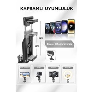 Torima L16 Çok Amaçlı Tripod Selfie Kumandalı 153 Cm Anroid İos Go Pro Uyumlu