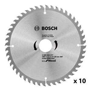 Eco For Wood Daire Testere Bıçağı 190*30 Mm 48de 10'lu Paket