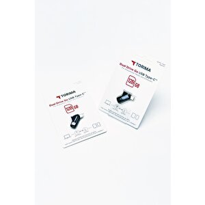 Torima Siyah 128gb Çift Sürücülü Usb-type-c Otg