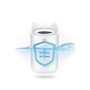 Torima H7 Beyaz 3000ml Ultrasonik Renkli Hava Nemlendirici Buhar Makinesi Ve Aroma Difüzörü