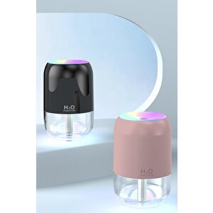 Torima H6 Pembe 200ml Ultrasonik Renkli Hava Nemlendirici Buhar Makinesi Ve Aroma Difüzörü