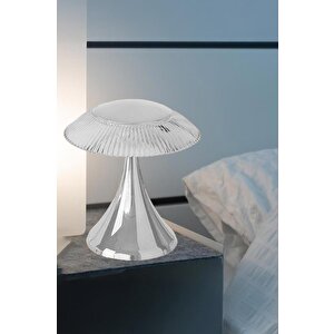 Lw-31 Gümüş Abajur Karistal Elmas Masa Lambası Romantik Akrilik Led Gece Lambası