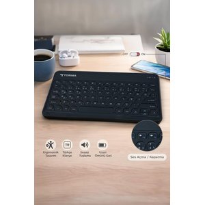 Torima Bluetooth Kablosuz Klavye Mouse Seti Tmk08 Siyah