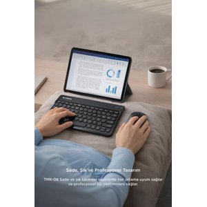 Torima Bluetooth Kablosuz Klavye Mouse Seti Tmk08 Siyah