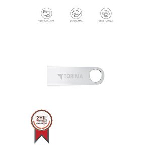 Torima 64gb Metal 100 Mb/s 3.0 Usb Flash Bellek