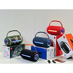 Torima Booms Box 360 Taşınabilir Rgb Ledli Bluetooth Hoparlör Usb-tf Mavi