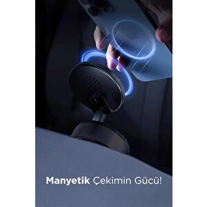 Torima X10q Siyah Manyetik Adsorpsiyon Vakumlu Kompakt Telefonu Tutucu