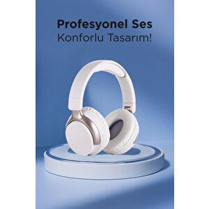 Torima Hd-30 Bej Kulak Üstü Kablosuz 5.3 Anc Bluetooth Kulaklık