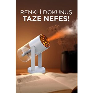 Torima Cl29 Humidifier Hava Nemlendirici 3d Alev Lav Simülasyon Buhar Makinesi