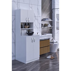 Arya Çamaşır Makine Dolabı Banyo Dolabı