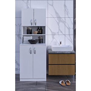 Arya Çamaşır Makine Dolabı Banyo Dolabı