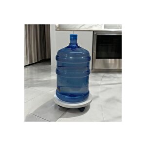 Yuvarlak Ahşap Saksı Altlığı Damacana Tüp Saksı Sehpası