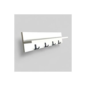 Portmanto Duvar Askılığı Elbise Askılığı 80cm (beyaz)