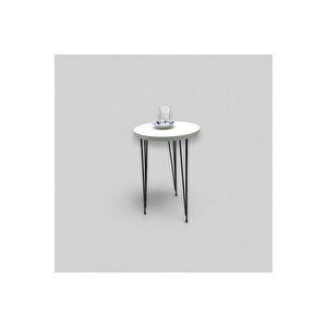 Zigon Sehpa Metal Tel Ayak (beyaz)