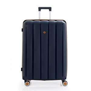 3lü Set Kırılmaz Silikon Seyahat Valizi Bavulu V305 Laci Hardal