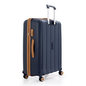Mçs 3lü Set Kırılmaz Silikon Seyahat Valizi Bavulu V305 Laci Hardal