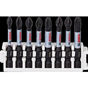 - Impact Control Serisi Vidalama Ucu 8'li Ph1/ph2x3/ph3/pz2x2/pz3 *50mm