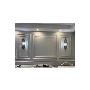 Boyanabilir Dekoratif Pvc Duvar Çıtası 2.5 Cm 1 Boy 240 Cm Duvar Süsleri Koridor Salon Çıta Tasarım