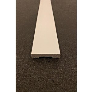 Paris Model 4cm X 120cm 1 Adet  Pvc İnci Beyaz Lake Süpürgelik Ev Salon Koridor Ofis Parke Süpügelik