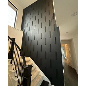 4x120cm 12 Adet Boyanabilir Beyaz Düz Duvar Çıtası Dekoratif Kes Kullan Tasarla Çıtası