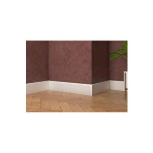 10cmx120cm Beyaz İcon Pvc Çıta Parke Süpürgelik Kenar Çıtalama Dekoratif Ev Süpürgelik 1 Boy 120cm