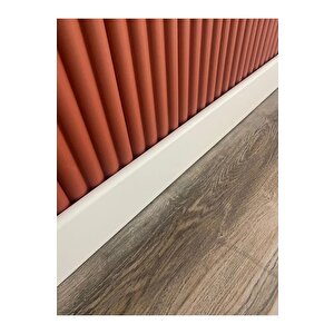 10cmx120cm Beyaz İcon Pvc Çıta Parke Süpürgelik Kenar Çıtalama Dekoratif Ev Süpürgelik 1 Boy 120cm