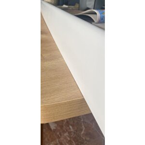 10cmx120cm Beyaz İcon Pvc Çıta Parke Süpürgelik Kenar Çıtalama Dekoratif Ev Süpürgelik 1 Boy 120cm
