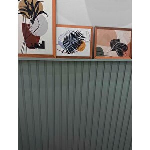 Sidney Kreatif Sütun Model Mdf Ahşap Duvar Paneli Ham Boyanabilir Ev Koridor Mutfak 54x102 (1 Adet)