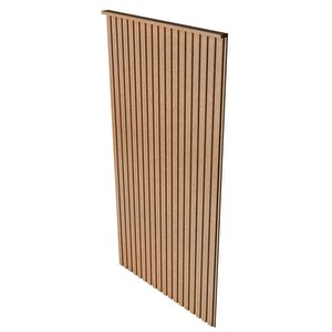 Sidney Kreatif Sütun Model Mdf Ahşap Duvar Paneli Ham Boyanabilir Ev Koridor Mutfak 54x102 (1 Adet)