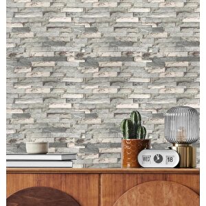 70x38cm (0,26m2) Ofis Salon Oda Antre Mutfak 3d Kendinden Yapışkanlı Duvar Kağıdı Paneli Nw117
