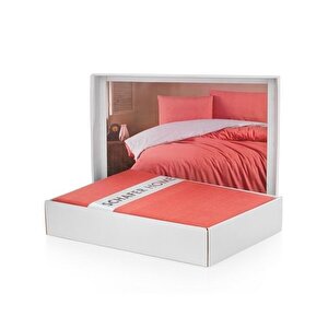 Home Perry Nevresim Takımı Çift Kişilik Kiremit Renk
