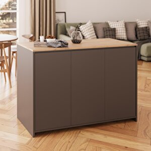 Miro L4520 Mutfak Adası Antrasit-Sepet