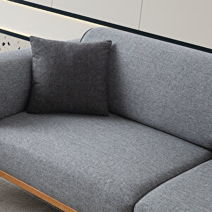 Edsy Home Rebull 3+1 Koltuk Takımı Gri