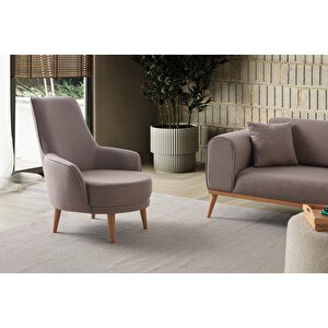 Edsy Home Rebull 3+1 Koltuk Takımı Kahverengi