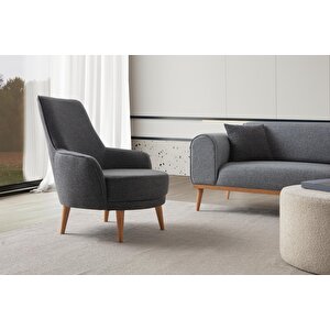 Edsy Home Rebull 3+3+1+1 Koltuk Takımı Gri Renk
