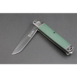 Columbia Company Yeşil G10 Sap Kuru Kafa Çakı - A-3370-b